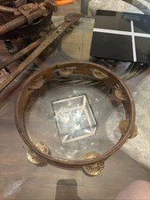 Vintage/Antique 10 Inch Folk Art Tambourine picture
