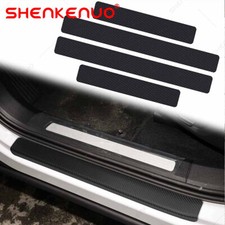 For Chevrolet Silverado Door Sill Protector 4D Carbon Fiber Scuff Plate Stickers picture