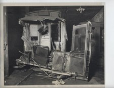 CHICAGO IL ORIGINAL PHOTO TRAIN WRECK VINTAGE 8X10 INCH RAILROAD 1932 picture