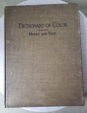 A Dictionary of Color by Maerz and Paul - First Edition (1930) Hardcover Vintage picture