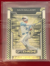 1/1 GAVIN GALLAHER LEAF OPTICHROME GOLD VINYL SUPERFRACTOR PROOF- SUPER PRIS. SP picture