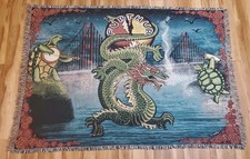 Furthur Blanket Golden Gate Bridge Dragon Phil Lesh Bob Weir Grateful Dead RARE picture