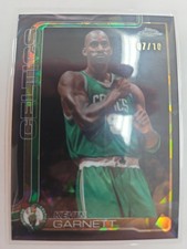2025-2026 Topps Chrome Update Sapphire Kevin Garnett Black /10  picture