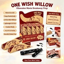 OBSESSION Movie 2026 ONE WISH WILLOW Movie Prop DISPLAY BOX w/ 18 Wish Sticks picture