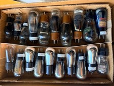 60 Vintage RADIO & TV TUBES- RCA, CROSLEY, CHESTERFIELD, HYTRON, CUNNINGHAM + picture