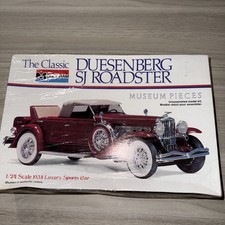 Vintage Monogram 1:24 The Classic 1934 Duesenberg SJ Roadster Model Kit 1979 D3 picture