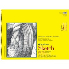 Strathmore 300 Series Sketch Pad 18x24 Inch 30 Sheets Lightweight Art Paper picture