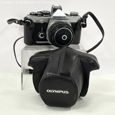 Vintage Olympus OM-2N 35mm SLR Camera, OM-System 50mm Lens - TESTED picture