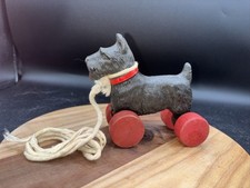 Vintage 40's Hubley Scotty Dog 
