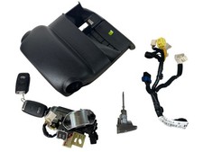 2014-2019 KIA SOUL IGNITION LOCK SWITCH  CYLINDER DOOR LOCK SHROUD W/ 2 KEYS OEM picture