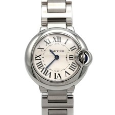 Authentic Cartier Ballon Bleu SM W69010Z4 Stainless Steel Quartz #270-004-24... picture