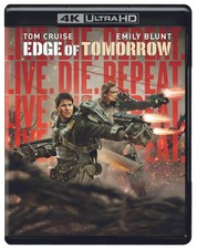 Live Die Repeat Edge of Tomorrow 4K UHD Blu-ray Tom Cruise NEW picture