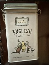Charbrew Classic Winnie the Pooh English Breakfast Tea 60 Bags Collector Tin NEW picture
