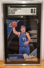 Panini 2018-19 Donruss Optic Luka Doncic The Rookies Holo Prizm #3 SGC 8 picture