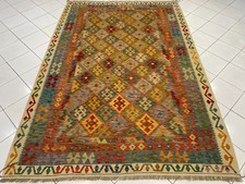 7x9 ft Large Oriental Turkish Handmade Classic Lovely Traditional Afghan Kilim picture