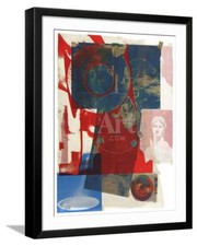 Scarce ROBERT RAUSCHENBERG Original VINTAGE 1968 Classic MCM POP LITHOGRAPH Wow picture
