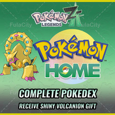 Pokemon Home Legends ZA ✨ Living Pokedex ✨ GET SHINY VOLCANION GIFT picture