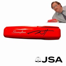 Stephen Root Signed Autographed Red Stapler Office Space Milton ~ JSA COA picture