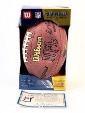 RARE Official NFL Authentic Wilson On Field Game Football TEXANS 1/2500 picture