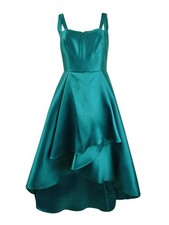 Adrianna Papell Women's Sculpted High-Low Mikado Dress picture