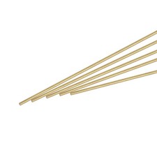 20Pcs Brass Solid Round Rod 0.8mm Diameter 300mm Length for DIY Craft picture