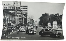 Postal Avenida Juarez Ciudad de México, Monumento Revolución RPPC 1940/50s picture