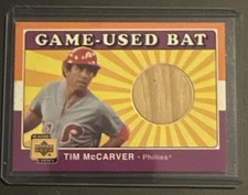 2001 Upper Deck Decade 1970's - Game-Used Bats Tim McCarver #B-TIM (MEM) picture