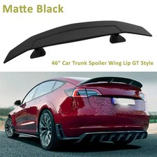 For Tesla Model X/Y 46 inch Matte Black Car Rear Trunk Spoiler Wing GT Style picture