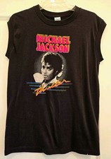 Vintage Michael Jackson Thriller T Shirt Ched Anvil L Sleeveless 80s Graphic picture
