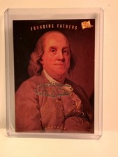 2017 Pieces Of The Past (1 OF 1) BENJAMIN FRANKLIN (