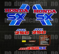 1986 86' Trike ATC 250sx 10pc kit decals three wheeler stickers graficas picture