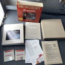 Microsoft BASIC Interpreter for Apple MACINTOSH, Manual, Disc & Original Box picture