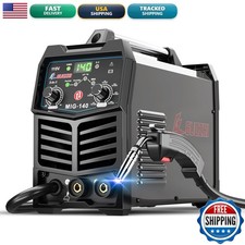 GZ GUOZHI 140A MIG Welder 3-in-1 FLUX MIG/ARC/Lift TIG Multi-Process 110V Black picture