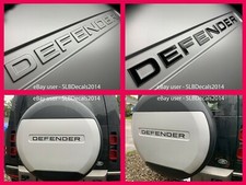 Fits Land Rover Defender L663 2020 2021 2022 23 24 25 26 Spare Tire Cover DECALS picture