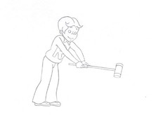 Richie Rich 1981 Production Animation Cel drawing Hanna Barbera picture