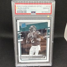 2020 Panini Donruss Optic - Rated Rookies Variation Jalen Hurts #314 (RC) picture