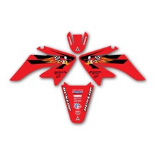 HONDA WOODY GRAPHICS CRF70 GRAPHICS KIT 2003 2013 MX DECALS STICKERS picture