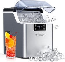 ecozy 45Lbs/24h Countertop Ice Maker Machine LCD 24 Cubes in 13 Mins Self-Clean picture