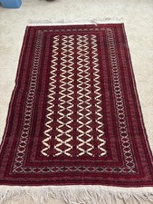 Antique Traditional Hand-Knotted Wool Area Rug from Pakistan picture