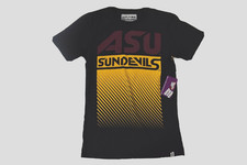 Flying Colors Mens ASU Arizona State Sun Devils Black Shirt NWT S-2XL picture