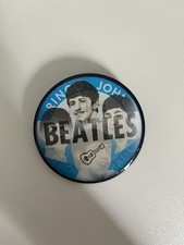 Vintage 1964 Vari-Vue Beatles Blue Flasher Button Pin Ringo John George Paul picture