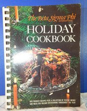 Vintage 1971 The Beta Sigma Phi International Holiday Cookbook 900 Recipes picture