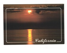 California Sunset Postcard Unposted picture