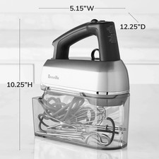 Breville Handy Mix Scraper™ 9-Speed Hand Mixer Stainless-Steel picture
