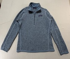 Patagonia Better Sweater 1/4 Quarter Zip Fleece Jacket, Women’s size M, Thin Ice picture