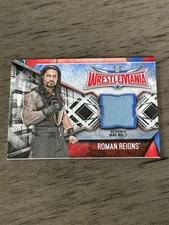2017 Topps WWE Roman Reigns WrestleMania 32 Event Used Mat Relic picture