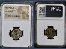 Ancient Roman Coin Emperor Galerius 305-311 AD NGC Certified Caesar Concordia picture