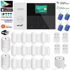 WiFi Cloud APP GSM Tuya Wireless IR Home House Security Alarm Burglar System picture