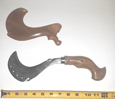 Antique Indonesian Knife India Philippines Dagger Fighting Sickle Sheath picture