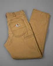 Carhartt Men Rugged Flex Relaxed Fit Canvas 5-Pocket Work Pant BN2517-M 34x33 picture